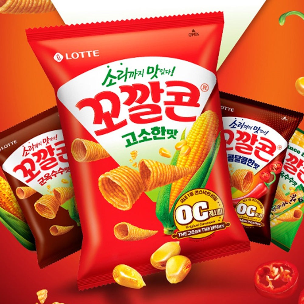 Kkokkalcorn Savory Flavor 67g, 1 Pack