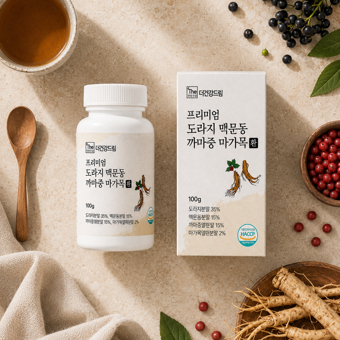Bellflower & Liriope Root Herbal Pills 100g