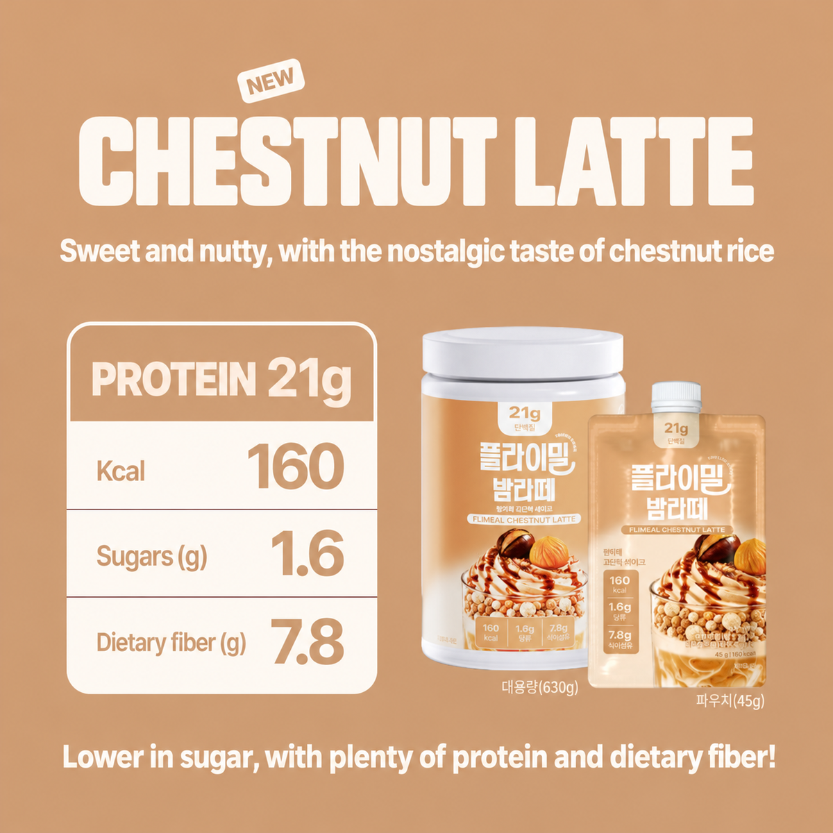 Protein Shake Night Latte (45g x 7 packs)