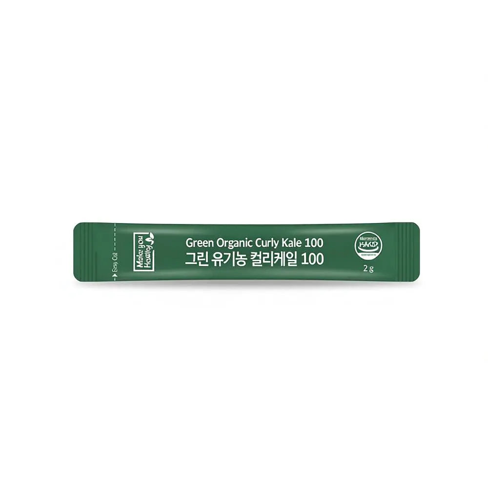 Green Organic Curly Kale 100 1 Box (2g x 14 sticks)