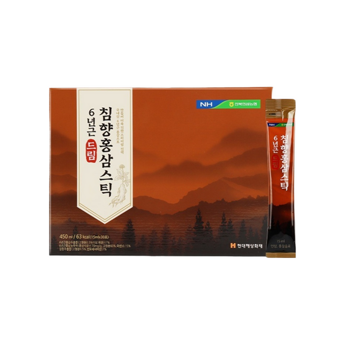 6-Year-Aged Premium Agarwood Red Ginseng 1 Box (15ml x 30 sticks)
