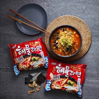 Ilpum Seafood Ramyeon 115g, 1 Pack