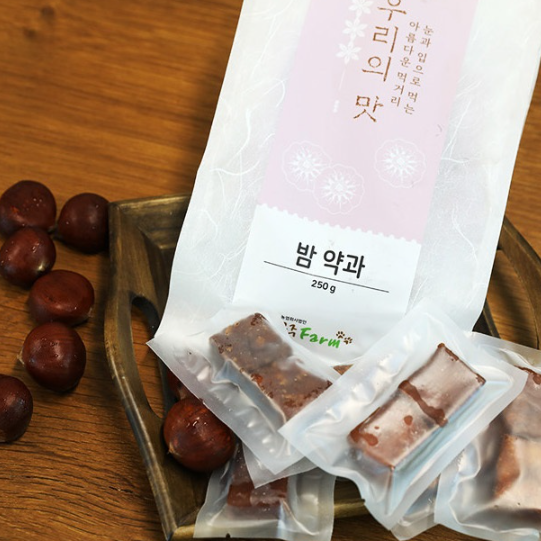 Chestnut Honey Yakgwa 250g, 1 Pack