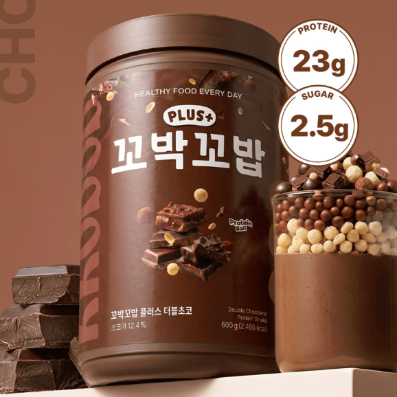 Kkobak Kkobap Plus Protein Shake Double Chocolate 600g