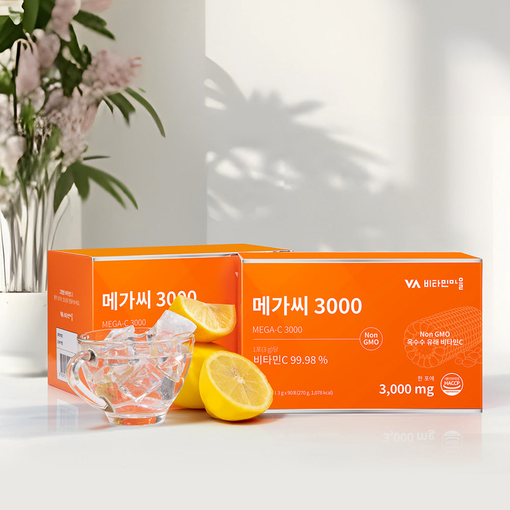 Mega C 3000 High-Content Vitamin C (3g x 90 Sachets)