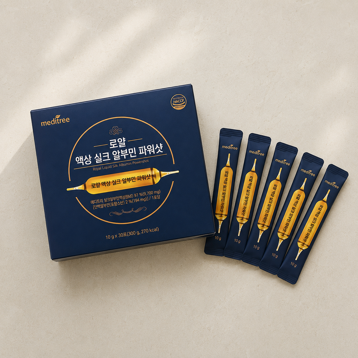 Royal Liquid Silk Albumin Power Shot (10g x 30 packets)