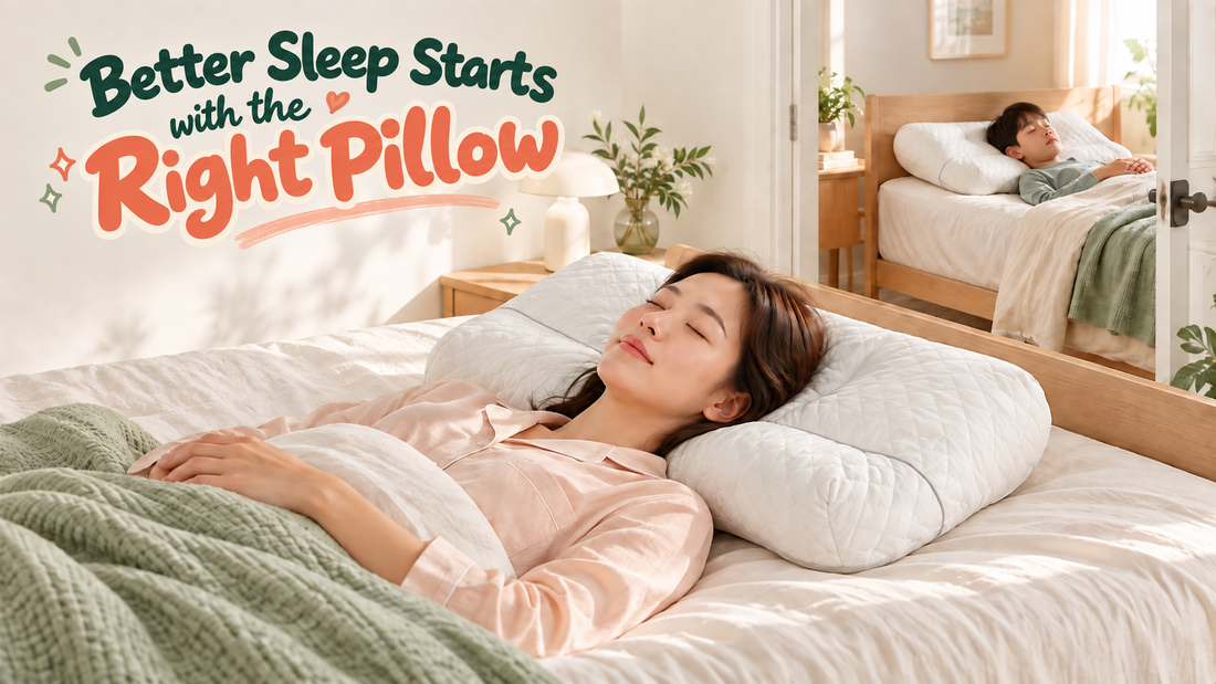 Same Home, Different Sleepers: A Pillow Upgrade for the Family
