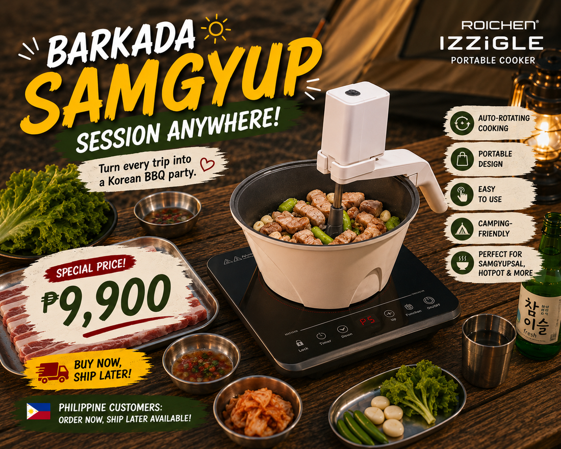 Upgrade Your Camping Meals: Meet the Roichen Izzigle Auto-Rotating Pot
