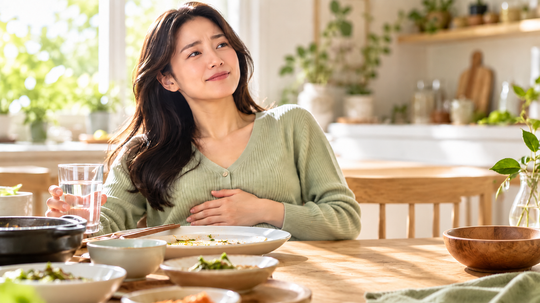 Ever finish a meal and feel a little too full?