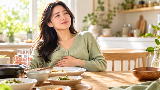 Ever finish a meal and feel a little too full?