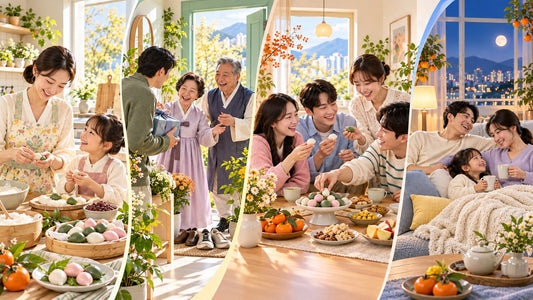 A Chuseok Day at Home: Four Moments from Morning to Night