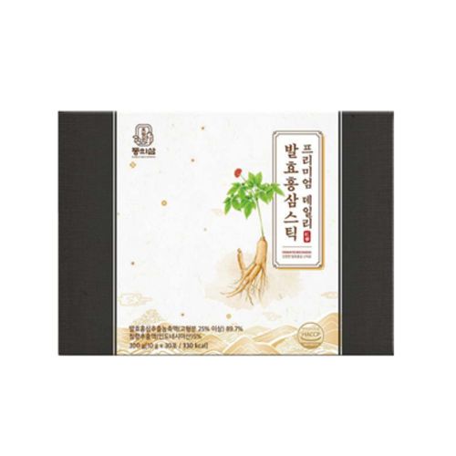 Premium Daily Fermented Red Ginseng 1 Box (10 g × 30 sticks)