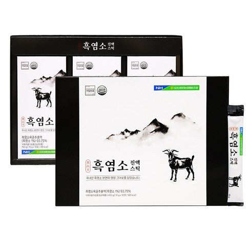 Jirisan Macheon Black Goat Extract 1 Box (15g x 30 Sticks)