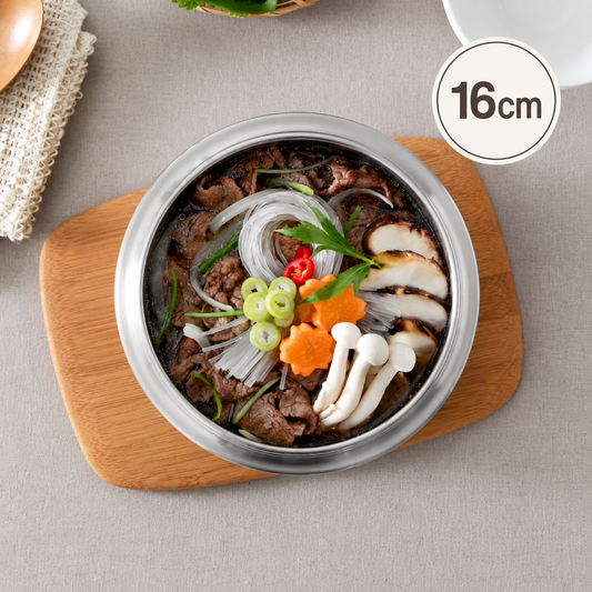 Nuvo IH Induction-Compatible 3-Ply Stainless Steel Casserole – 16 cm