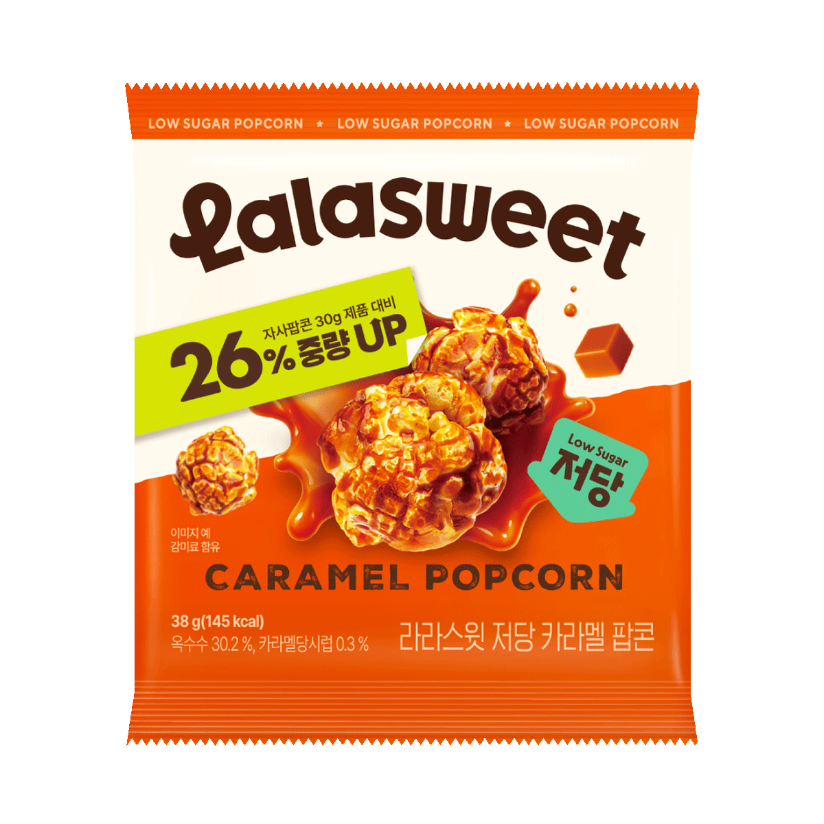Low-Sugar Deep Cheese Garlic Flavor Popcorn 38g