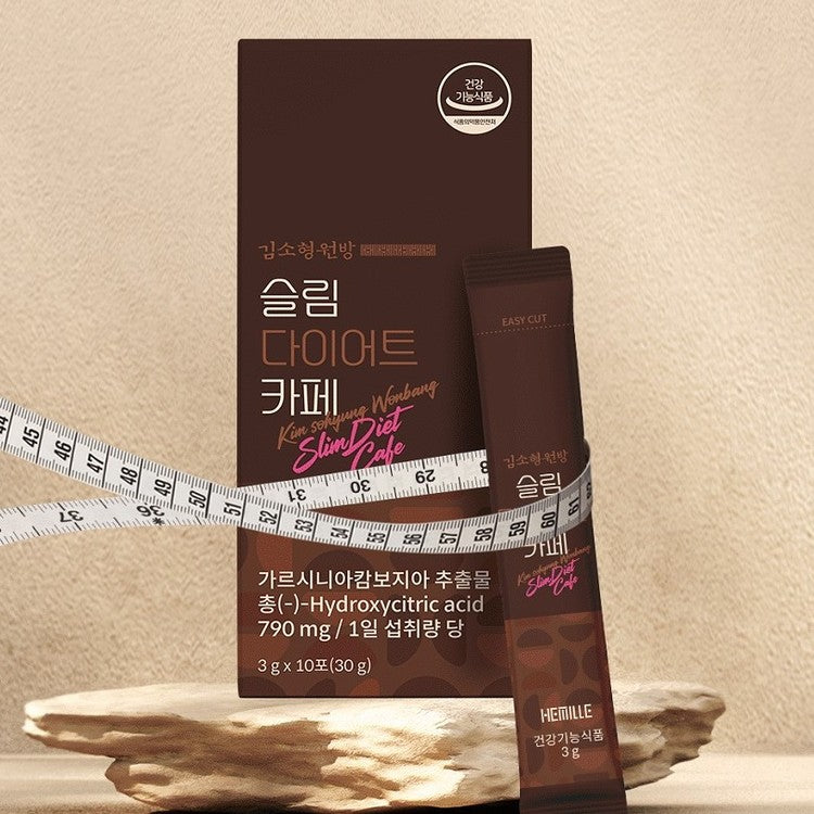 Kim So-hyung Slim Diet Cafe 1 Box (30g, 10 Sticks)