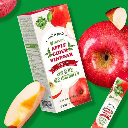 Organic Apple Cider Vinegar 100 1 Box (15g x 14 sticks)