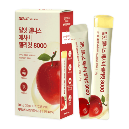 Apple Cider Vinegar Jellycut 8000 (20g x 15 sticks)