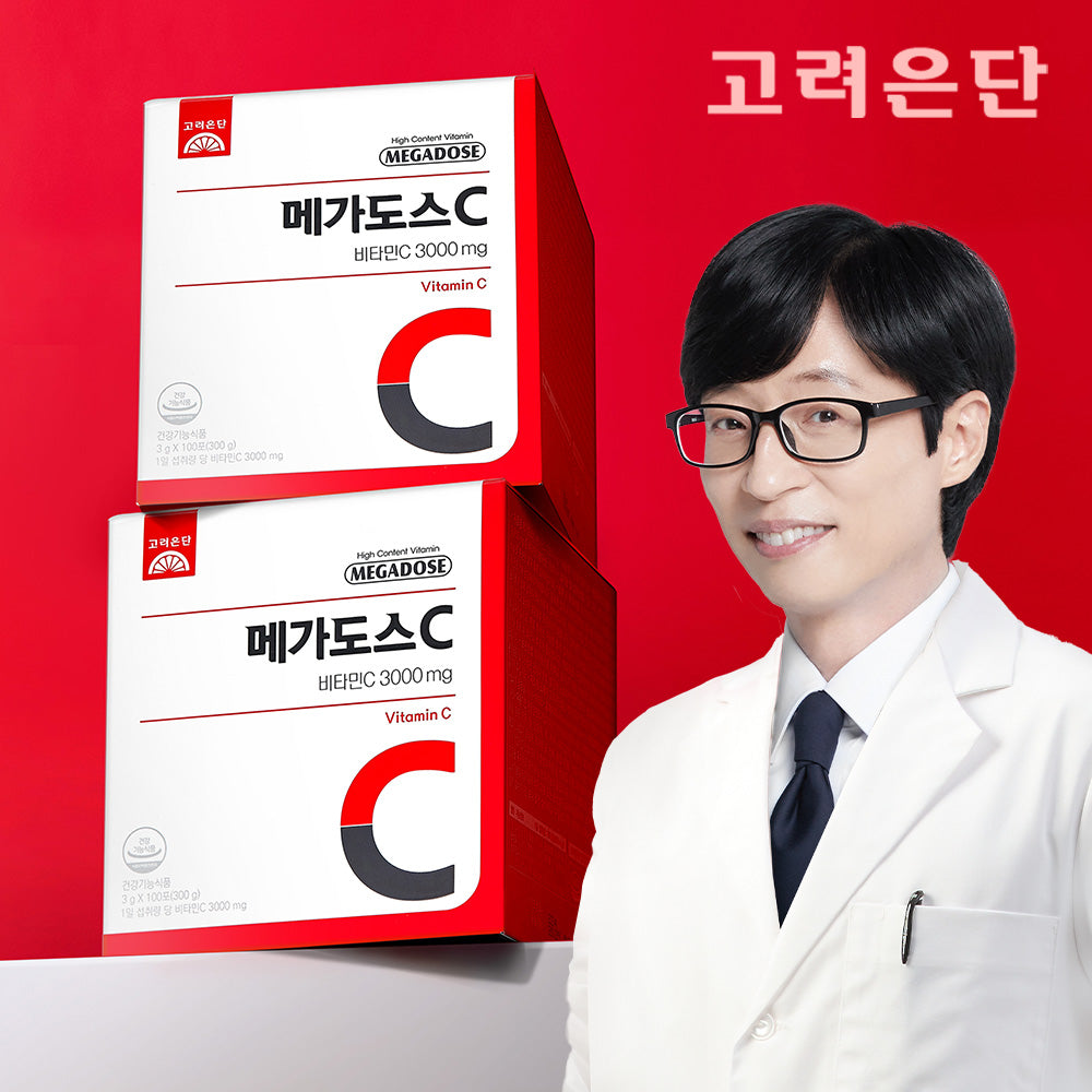 Megadose C Vitamin C 3000mg 1 Box (3g x 60 sticks)