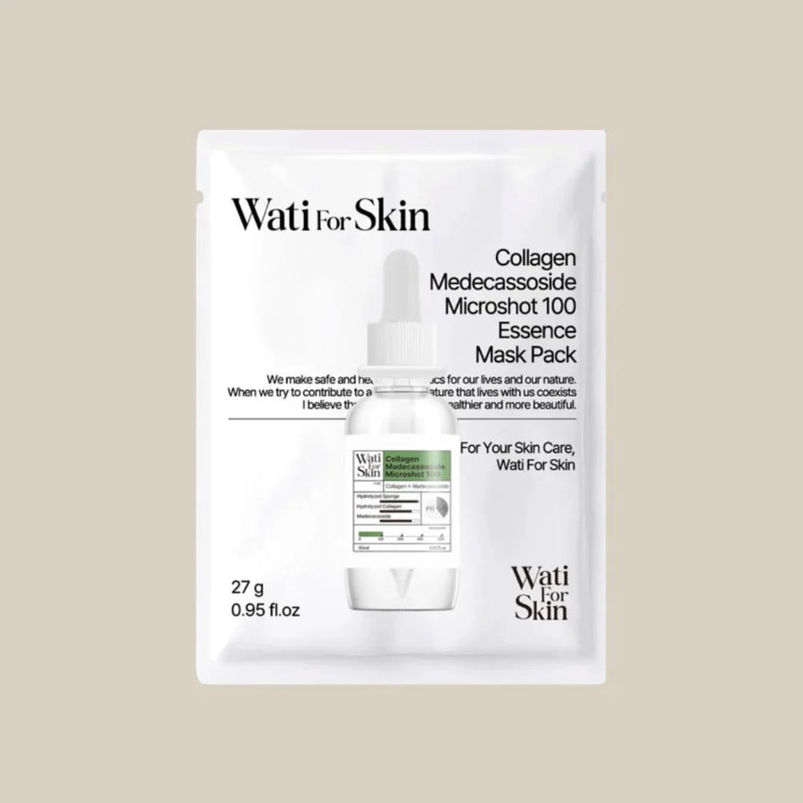 WATIFORSKIN Collagen Madecassoside Micro Spicule 100 Essence Mask Pack 10ea