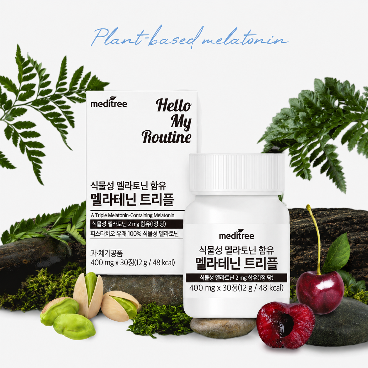Plant-Based Melatonin Triple 1 Pack (400mg x 30 tablets)