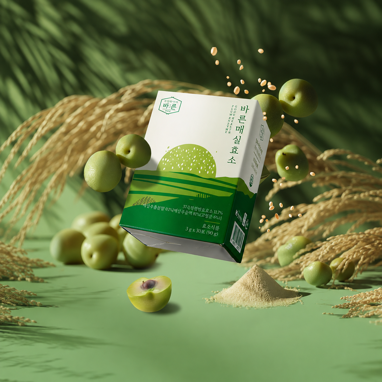 Barun Plum Enzyme 1 Box (3g x 30 Sticks)