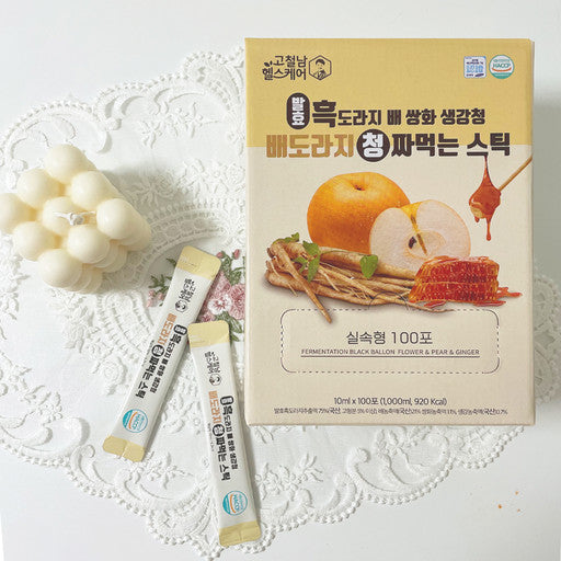 Fermentation Black Balloon Flower & Pear & Ginger (10ml x 100 Sticks)