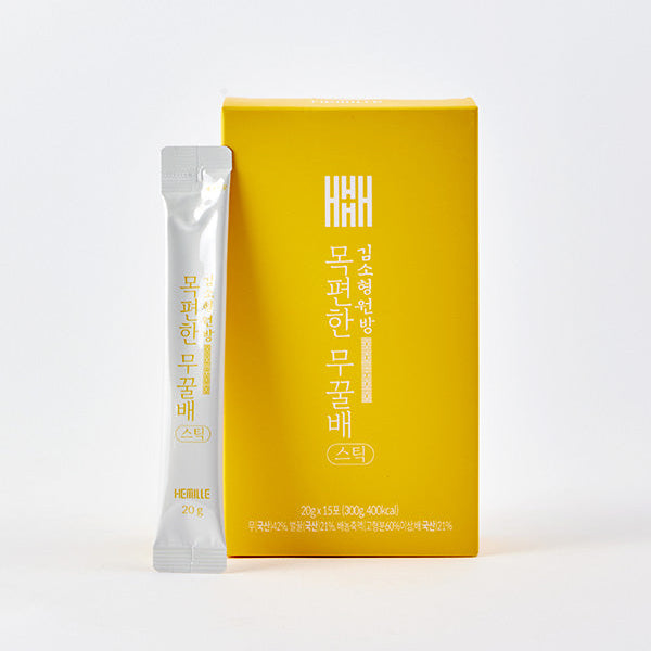 Kim So-hyung Radish, Honey, & Pear Stick for Throat Comfort (20g x 15 stick