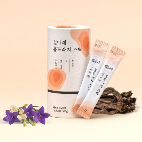 Bellflower Root Honey Paste 1 Box (15g x 20 Sticks)