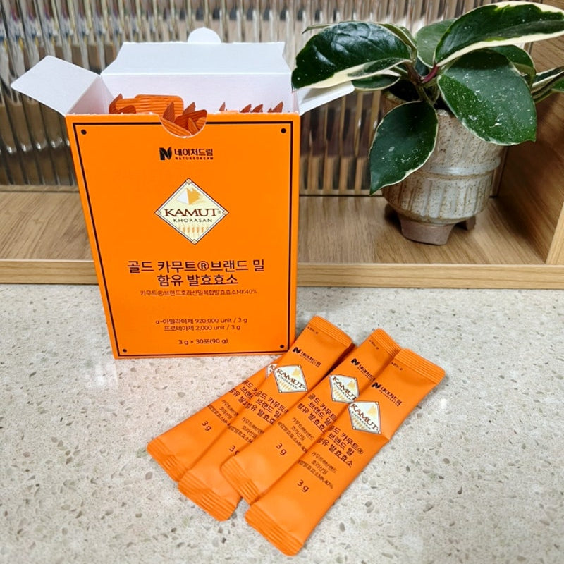 Gold Kamut® Brand Wheat Fermented Enzyme 1 Box (3g x 30 sticks)