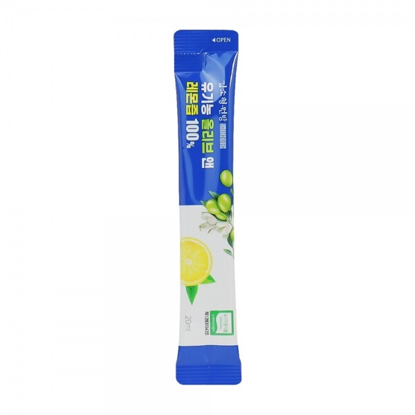 Kim So-hyung Organic Olive & Lemon Juice 1 Box (200ml, 10 Sticks)