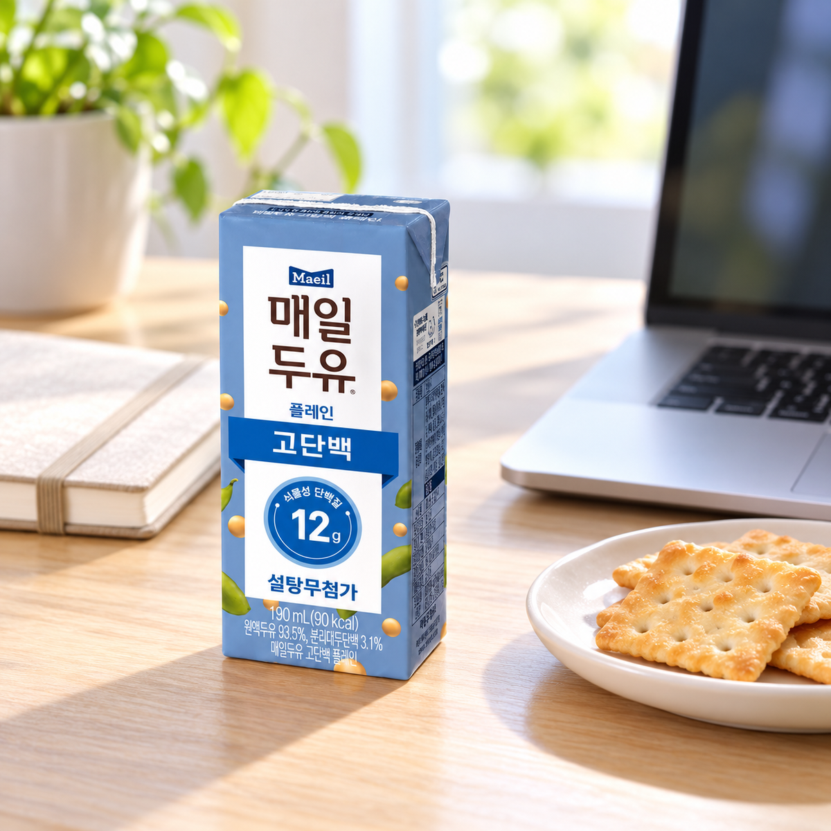 High-Protein Soymilk (190ml × 24)