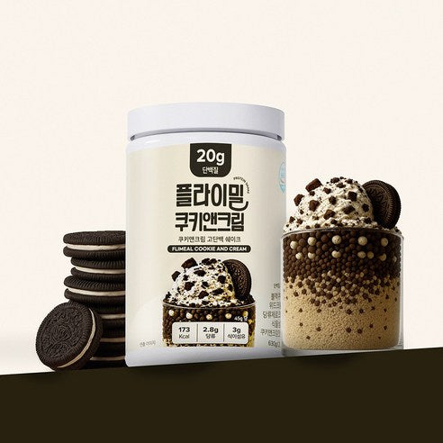Cookies & Cream Flavor Protein Shake 630g (Large)