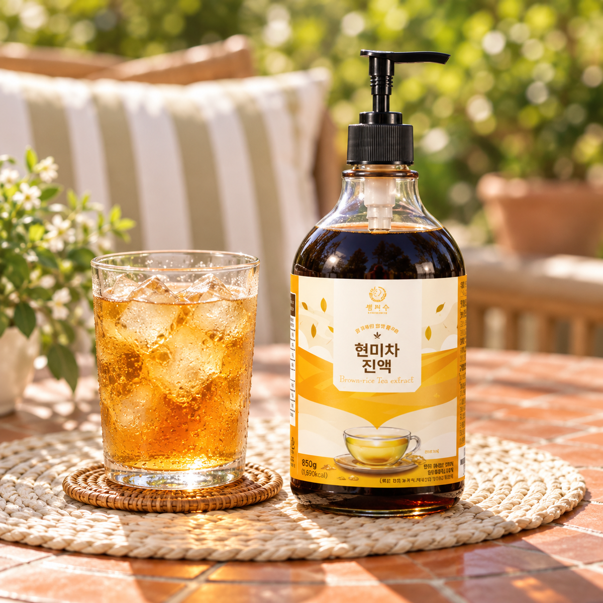 97% Brown Rice Tea Extract 850g