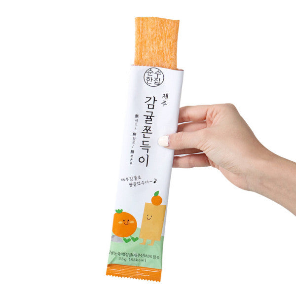 Low-Calorie Tangerine Chewy Snack, 1 Pack (25g x 15 units)