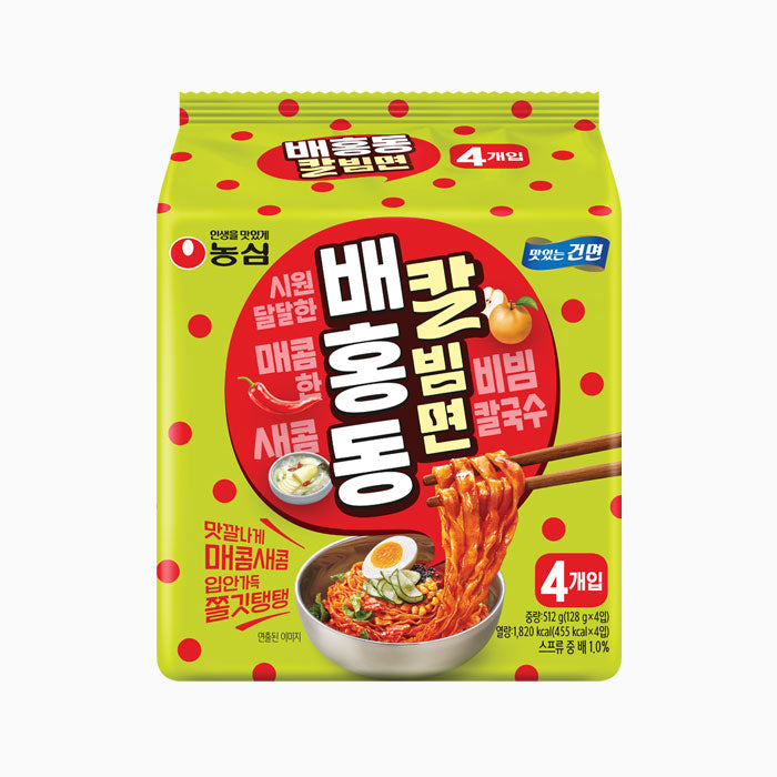 Baehongdong Kalbimmyun Korean Spicy Mixed Noodles (128g,1pc)
