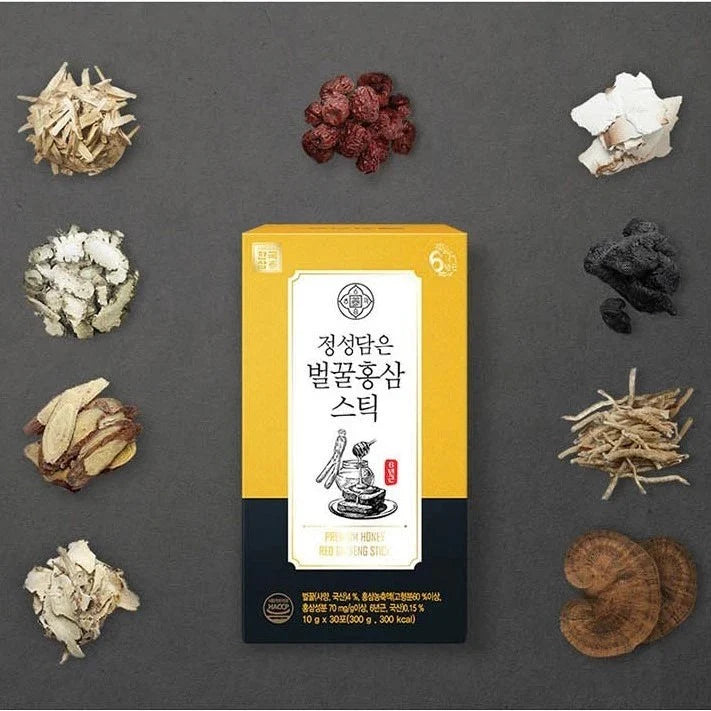 6-year-old Premium Honey Red Ginseng (10g x 30 sticks)