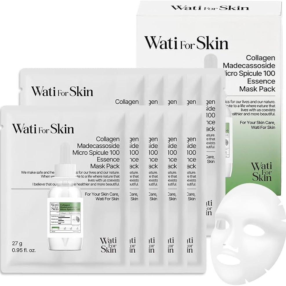 Collagen Madecassoside Micro Spicule 100 Essence Mask Pack 10ea