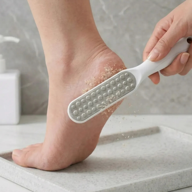 Dual-Sided Foot Callus Remover (1 pc, White color)