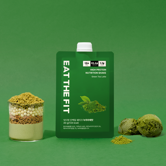 Eat the Fit Protein Shake 280g (7 units) - Green Tea Latte