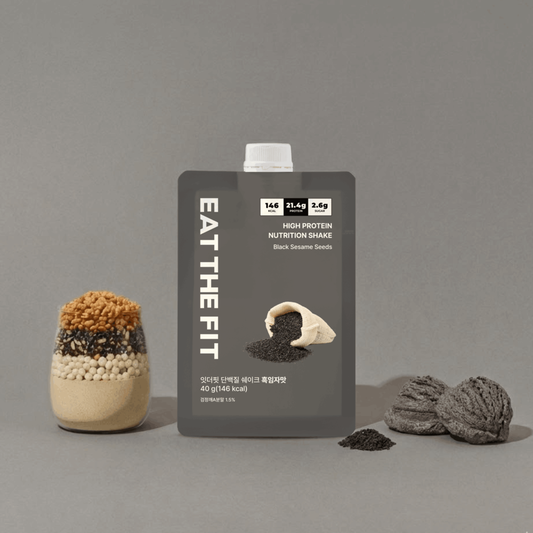 Eat the Fit Protein Shake 280g (7 units) - Black Sesame