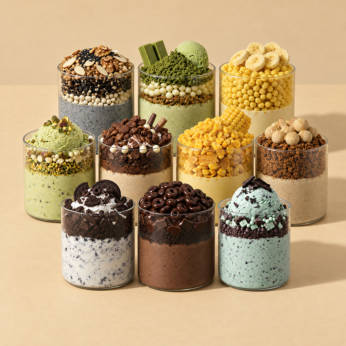 Eat the Fit Protein Shake 280g (7 units) - Mint Choco