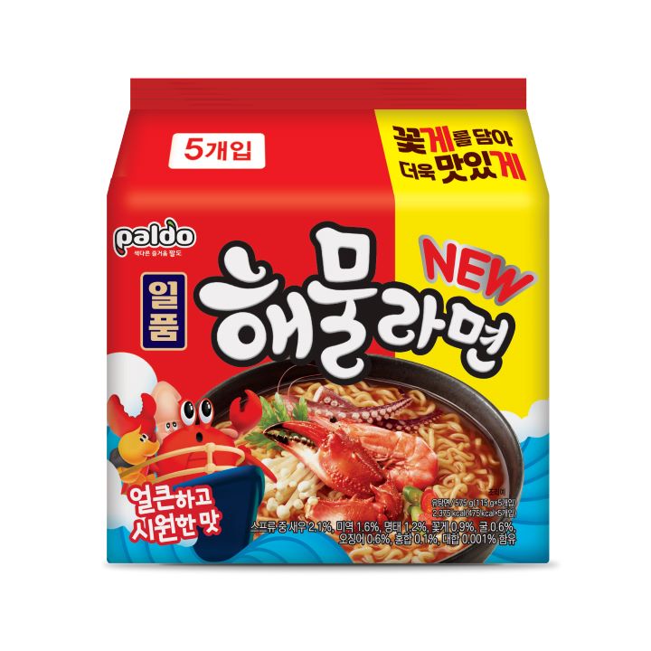 Ilpum Seafood Ramyeon 115g, 1 Pack