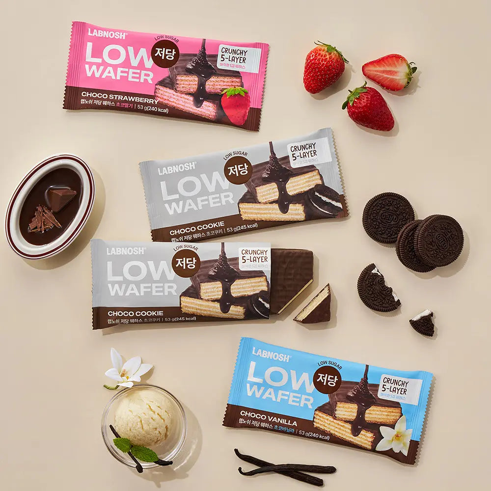 Low-Sugar Wafers Choco Strawberry