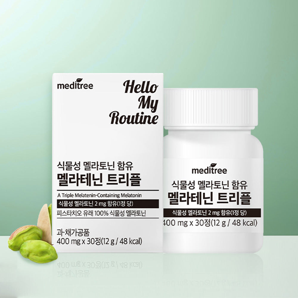 Plant-Based Melatonin Triple 1 Pack (400mg x 30 tablets)