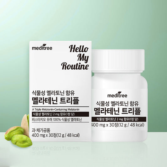 Plant-Based Melatonin Triple 1 Pack (400mg x 30 tablets)