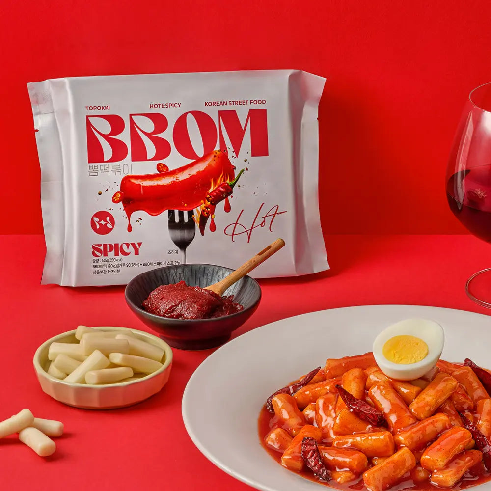 Wheat Tteokbokki Spicy 145g