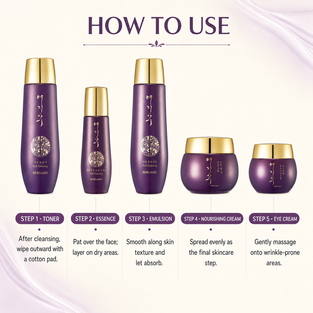 Yezihu Red Ginseng 5-Piece Set