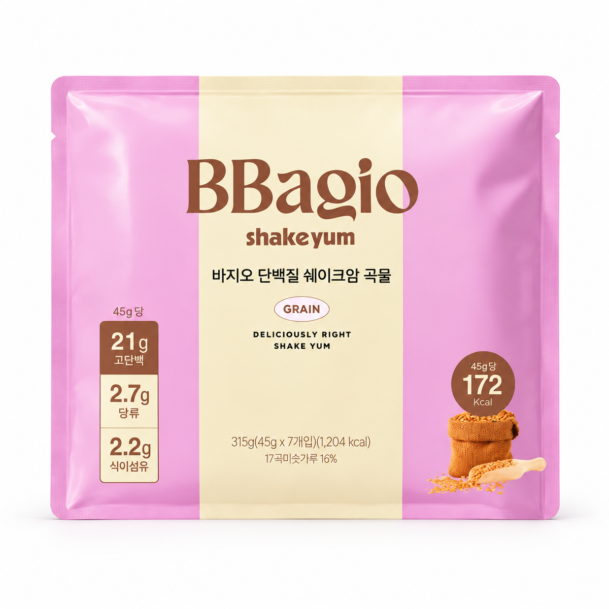 Protein Shake Yum Grains (45g x 7 Pack)