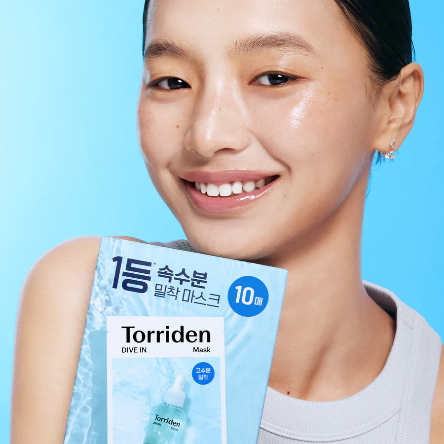 DIVE IN Mask Hydrating Sheet Mask for Glow Skin 1 Pack (10 sheet)